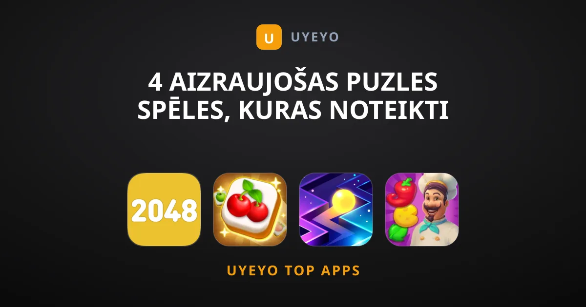 4 aizraujošas puzles spēles, kuras noteikti jāizmēģina