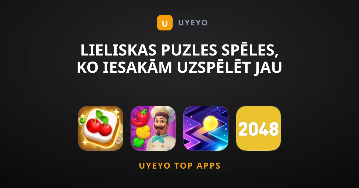 Lieliskas Puzles Spēles, Ko Iesakām Uzspēlēt Jau Šodien